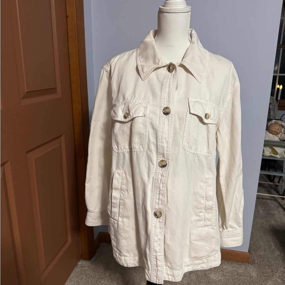 LOFT Off-White Jacket